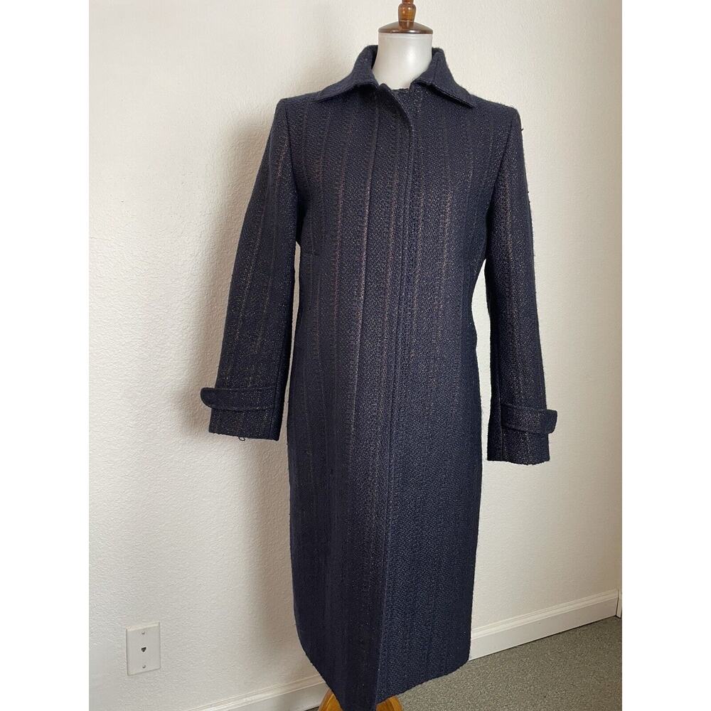 CNC Costume National Navy Long Coat